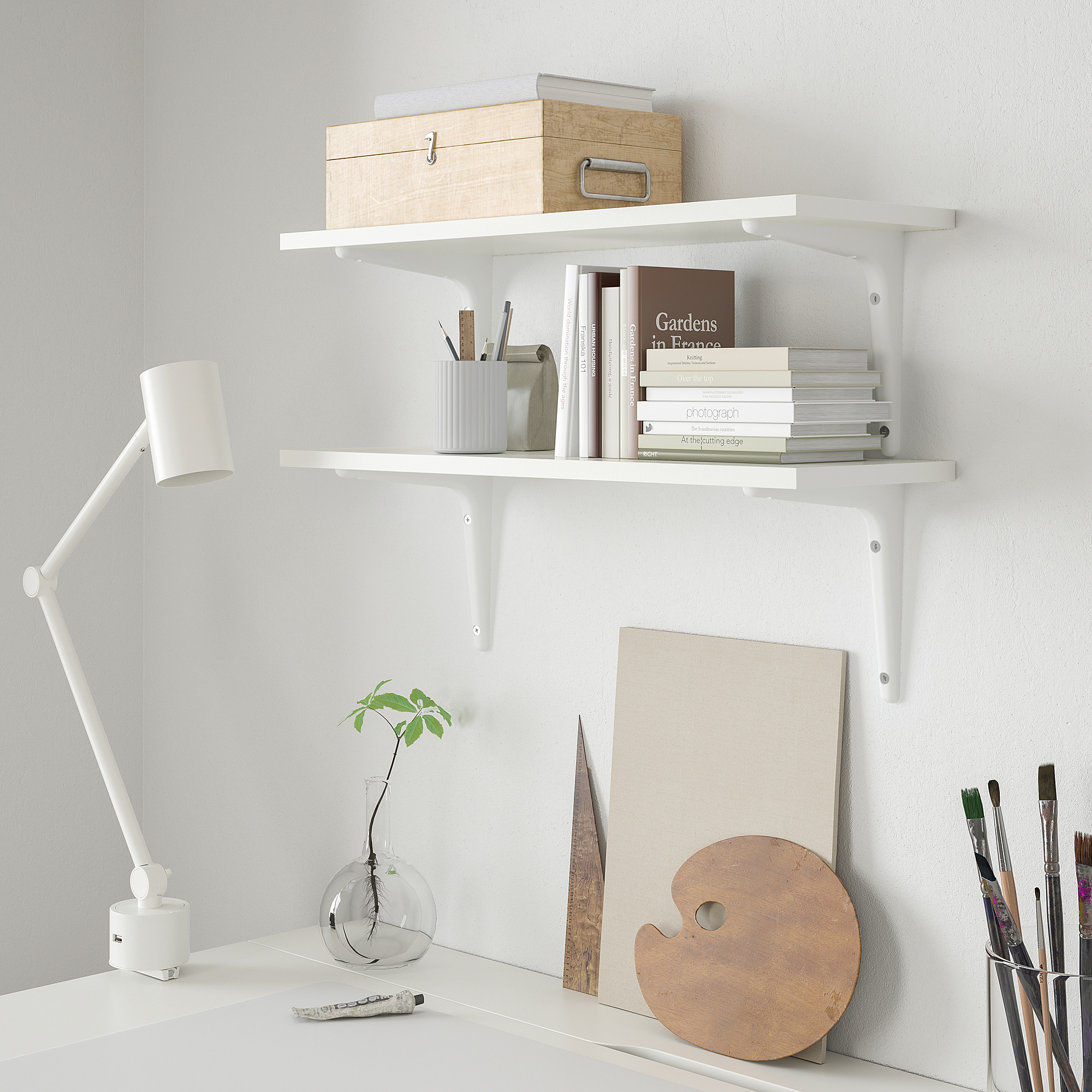 BURHULT/SIBBHULT wall shelf combination