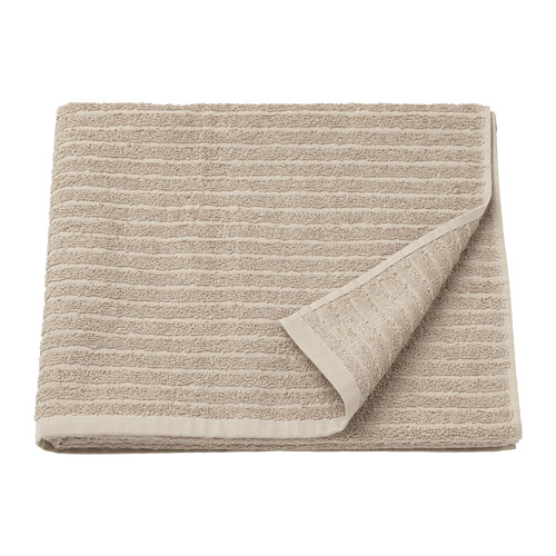 VÅGSJÖN - 浴巾, 淺米色 | IKEA 線上購物 - PE792303_S4
