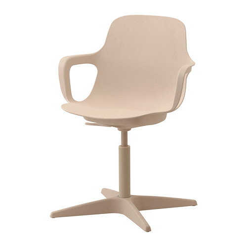 ODGER - swivel chair, white/beige | IKEA Taiwan Online - PE739278_S4