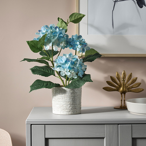 FEJKA - 人造盆栽, 室內/戶外用/繡球花 藍色 | IKEA 線上購物 - PE840168_S4