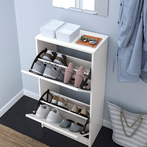 BISSA shoe cabinet with 2 compartments