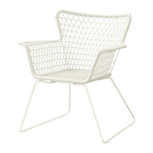 HÖGSTEN chair with armrests, outdoor