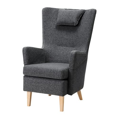 OMTÄNKSAM - armchair, Gunnared dark grey | IKEA Taiwan Online - PE696303_S4