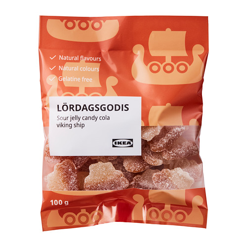 LÖRDAGSGODIS 酸味軟糖