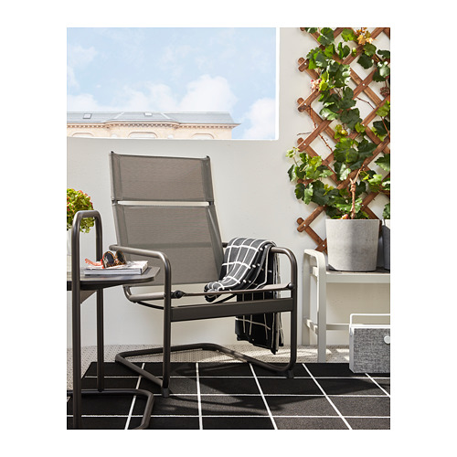HUSARÖ - 戶外扶手椅, 深灰色 | IKEA 線上購物 - PH168409_S4