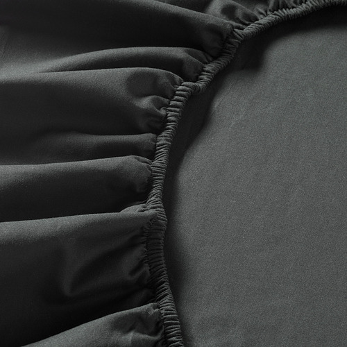 DVALA - 雙人床包, 黑色 | IKEA 線上購物 - PE837591_S4