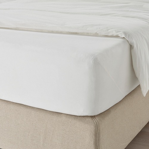 DVALA - 雙人床包, 白色 | IKEA 線上購物 - PE837594_S4