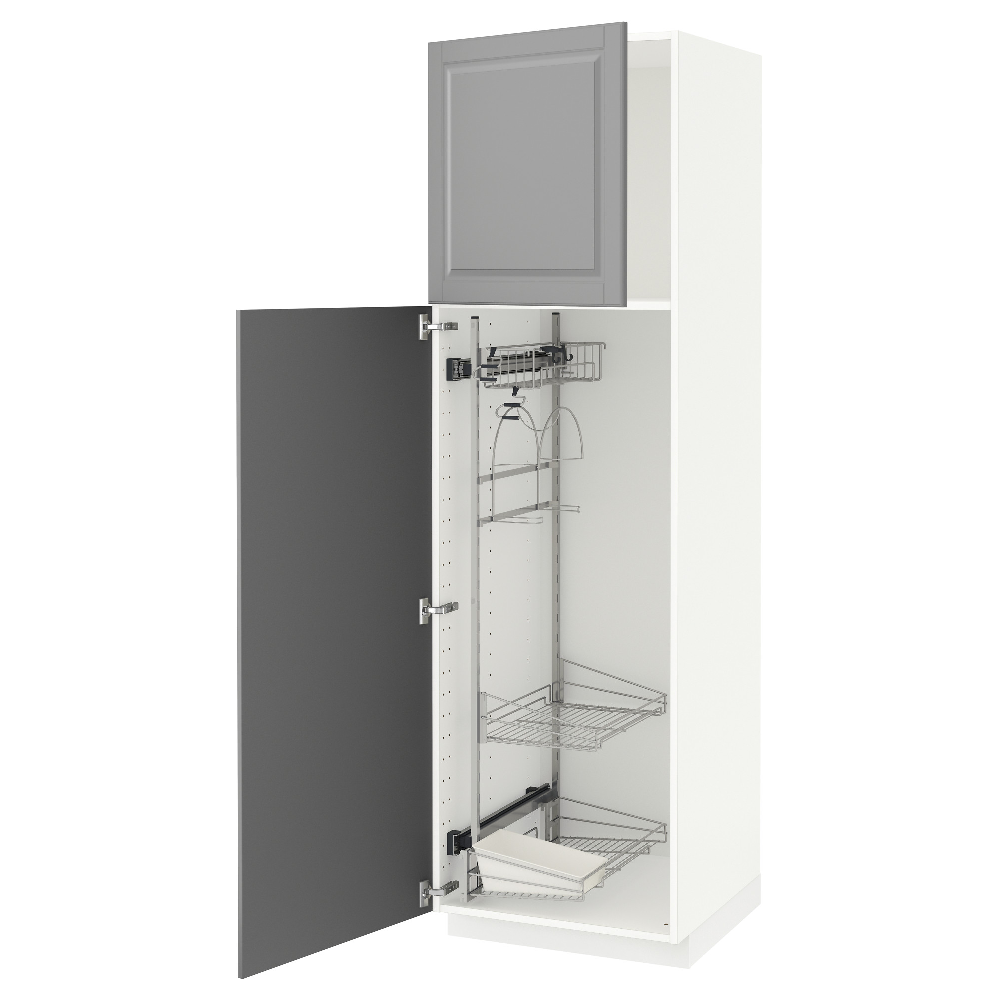 METOD high cabinet with cleaning interior