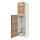 METOD - high cabinet with cleaning interior, white/Torhamn ash | IKEA Taiwan Online - PE588229_S1