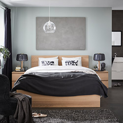 MALM - bed frame, high, black-brown/Lönset | IKEA Taiwan Online - PE699032_S3