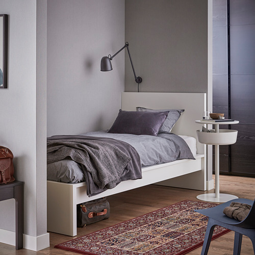 MALM - 單人床框, 白色, 附LURÖY床底板條 | IKEA 線上購物 - PE739458_S4