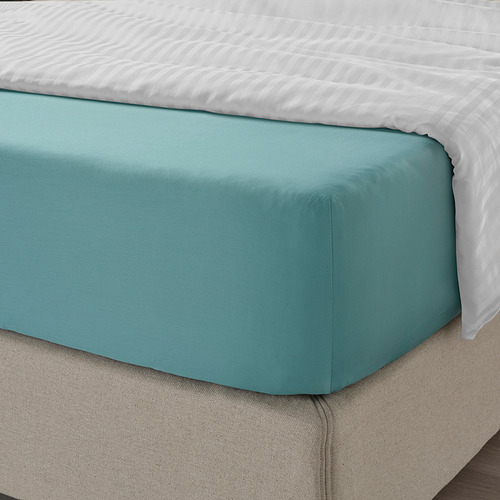 NATTJASMIN - 雙人床包, 深土耳其藍 | IKEA 線上購物 - PE837626_S4