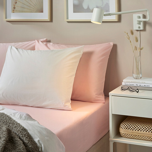 DVALA - 小型單人床包, 淺粉紅色 | IKEA 線上購物 - PE837679_S4