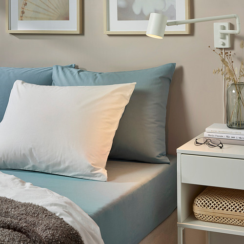 DVALA - 小型雙人床包, 淺藍色 | IKEA 線上購物 - PE837681_S4