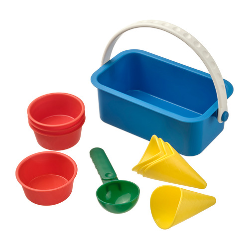 SANDIG 10-piece sand ice-cream set