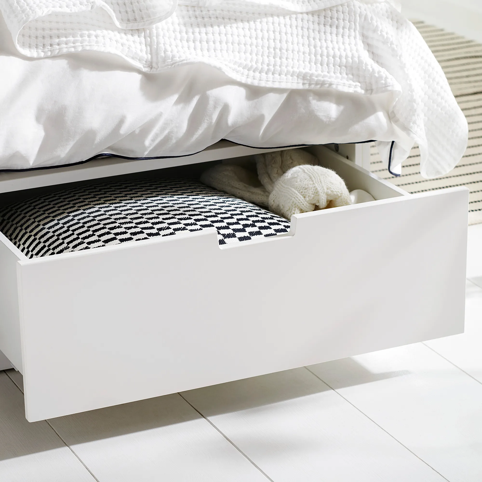 NORDLI 床框附床底收納盒