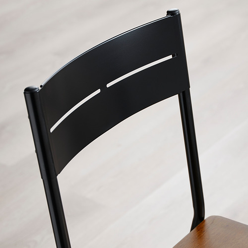 SANDSBERG - 餐椅, 黑色/棕色 | IKEA 線上購物 - PE837708_S4