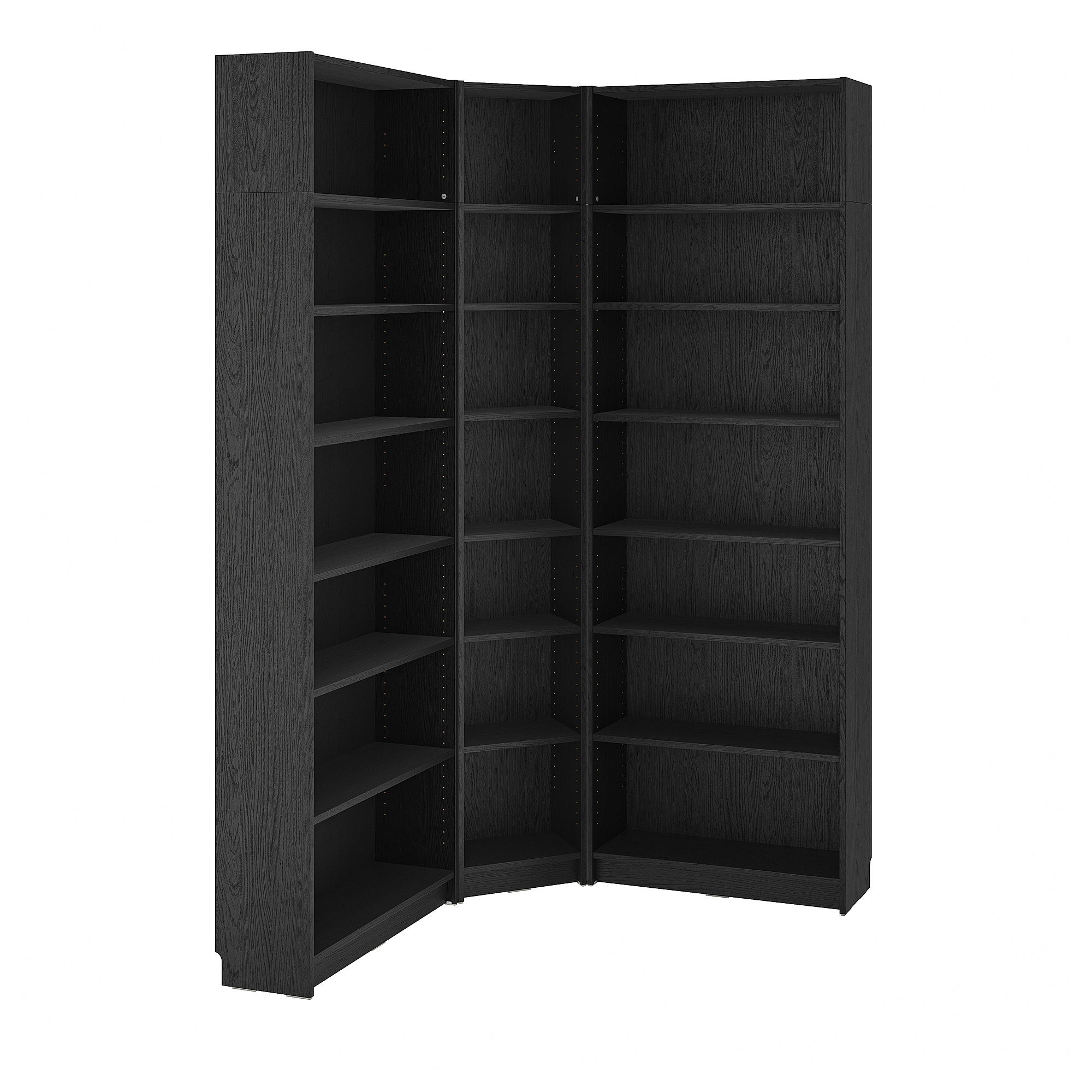 BILLY bookcase corner comb w ext units