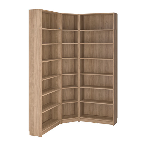 BILLY bookcase corner comb w ext units