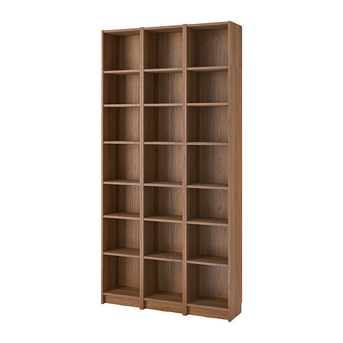 BILLY - bookcase comb with extension units, brown walnut effect, 120x28x237 cm | IKEA Taiwan Online - PE878774_S4