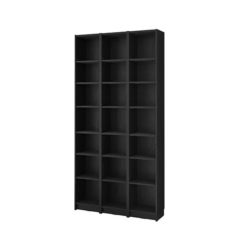 BILLY - 書櫃組附延伸櫃配件, 黑色 橡木紋, 120x28x237 公分 | IKEA 線上購物 - PE878777_S4