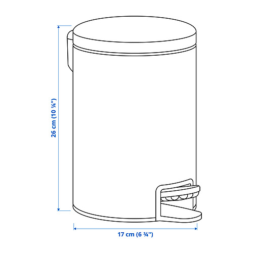 GANSJÖN waste bin