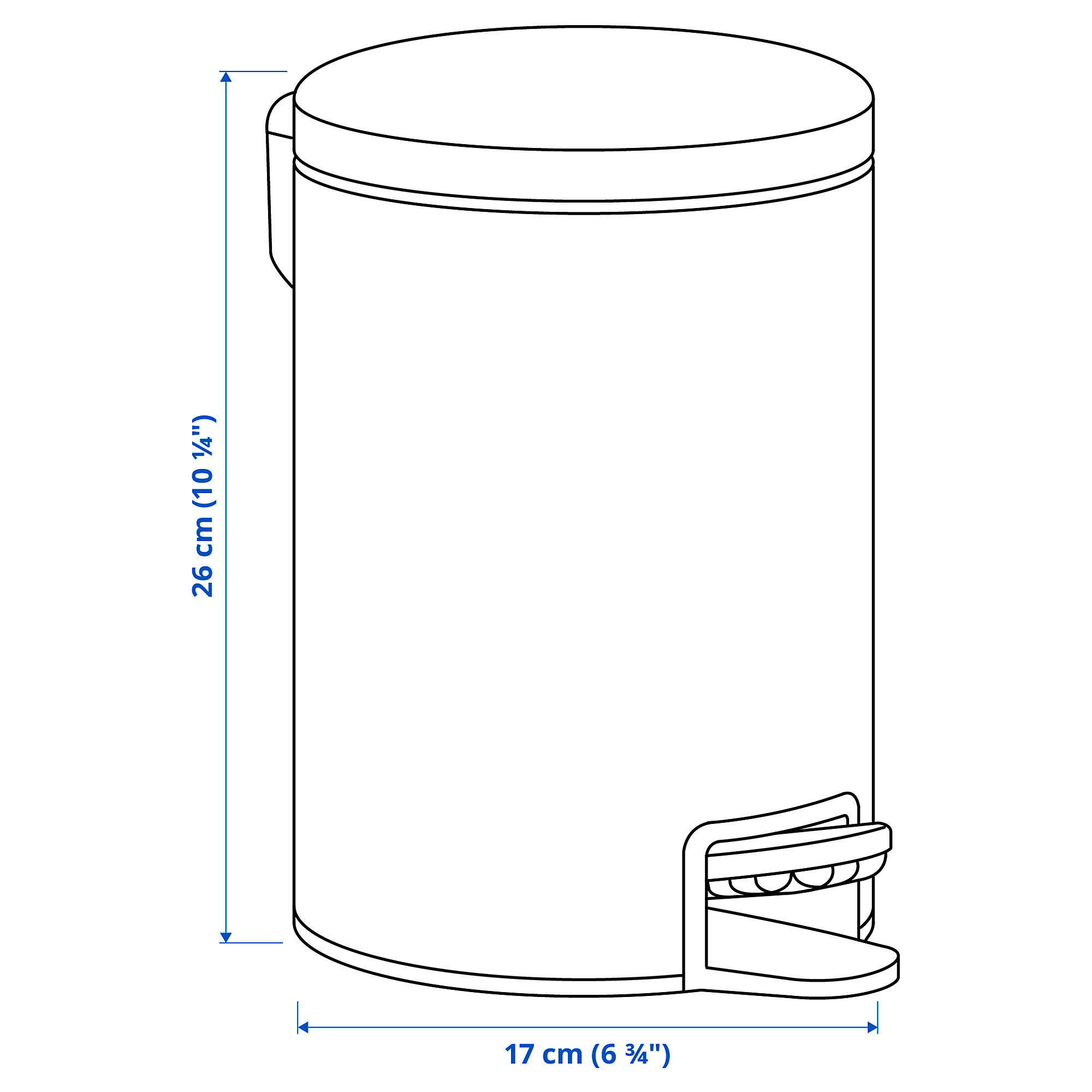 GANSJÖN waste bin