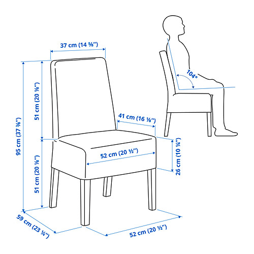 SKOGSTA/BERGMUND table and 6 chairs