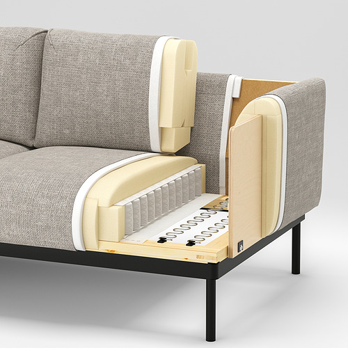 ÄPPLARYD 4-seat sofa with chaise longue