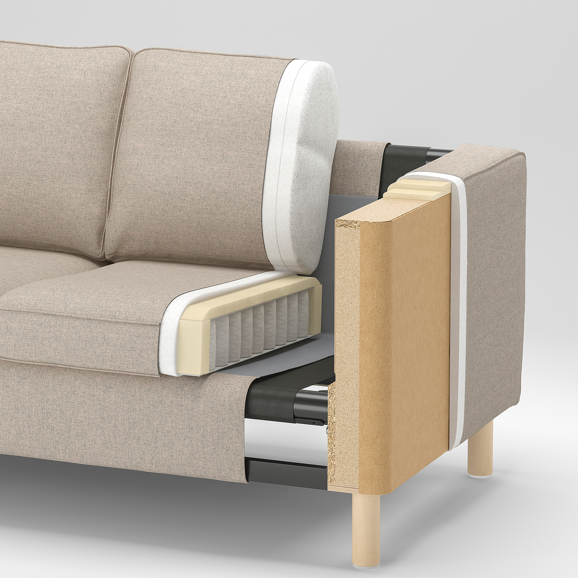 PÄRUP 3-seat sofa