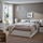 SONGESAND - bed frame with 4 storage boxes, white/Lönset | IKEA Taiwan Online - PE739587_S1