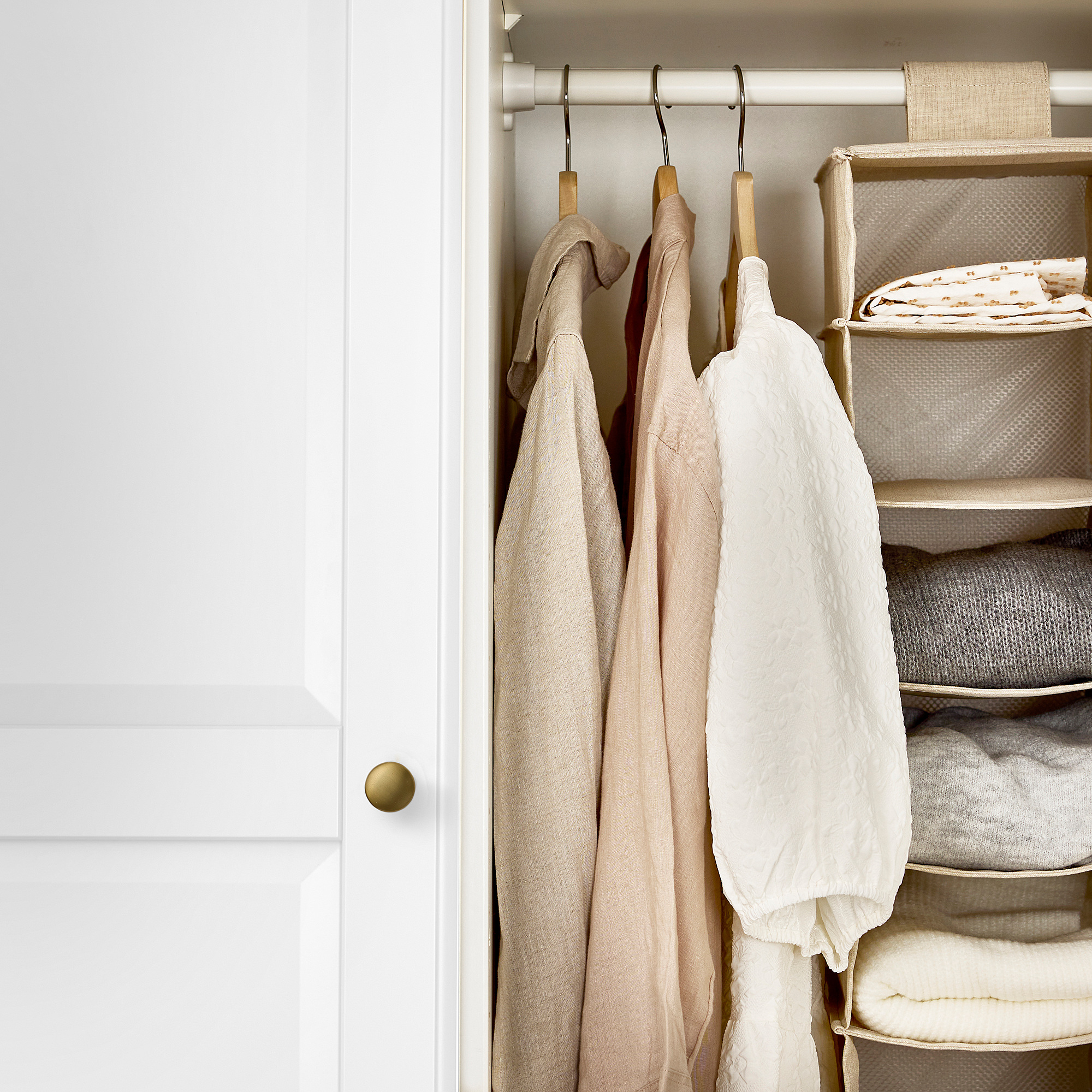 PURRPINGLA hanging storage w 6 compartments