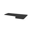 BEKANT - right-hand corner table top, black stained ash veneer | IKEA Taiwan Online - PE739612_S2 