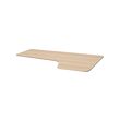 BEKANT - 右側轉角桌面, 實木貼皮, 染白橡木 | IKEA 線上購物 - PE739615_S2 