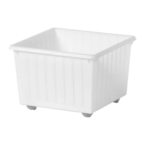 VESSLA - 附輪腳收納盒, 白色, 39x39 公分 | IKEA 線上購物 - PE649302_S4