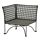 JUTHOLMEN - 戶外轉角休閒椅, 深灰棕色, 73x73x71 公分 | IKEA 線上購物 - PE792560_S1