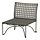 JUTHOLMEN - one-seat section, outdoor, dark grey-brown | IKEA Taiwan Online - PE792562_S1
