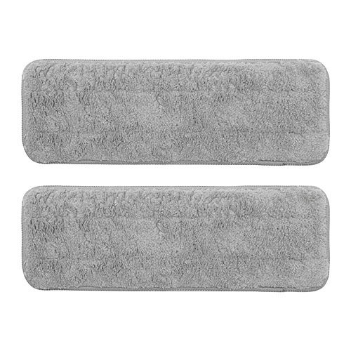 PEPPRIG - microfibre pad for flat mop, grey, 10x29 cm | IKEA Taiwan Online - PE917243_S4