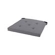 JUSTINA - chair pad, grey, 42/35x40x4 cm | IKEA Taiwan Online - PE261629_S2 