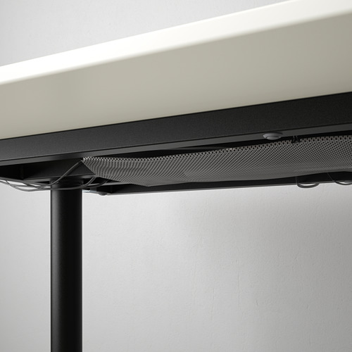 BEKANT - 書桌/工作桌, 白色/黑色 | IKEA 線上購物 - PE739742_S4