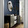 BESTÅ - wall-mounted cabinet combination, black-brown/Riksviken light bronze effect | IKEA Taiwan Online - PE837981_S1