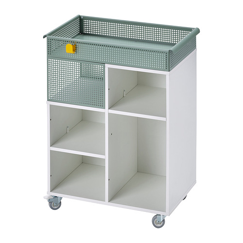 ÖVNING - 推車, 白色/灰綠色, 54x33 公分 | IKEA 線上購物 - PE878906_S4