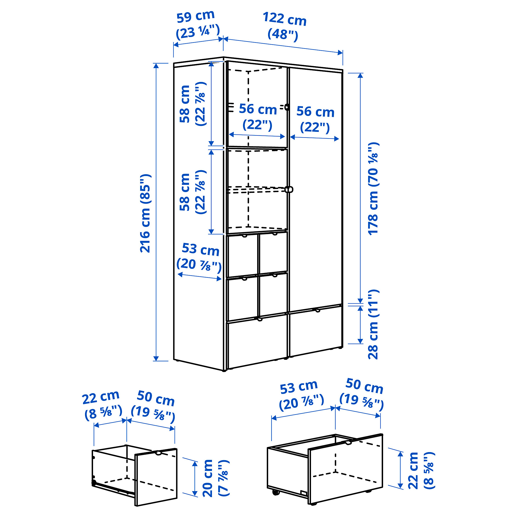 VISTHUS wardrobe