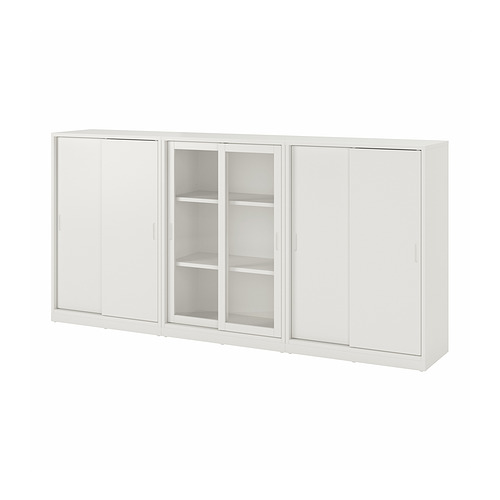 TONSTAD storage combination w sliding doors
