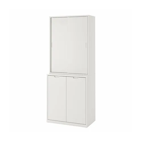 TONSTAD - 滑門收納組合, 淺乳白色, 81x47x201 公分 | IKEA 線上購物 - PE946959_S4