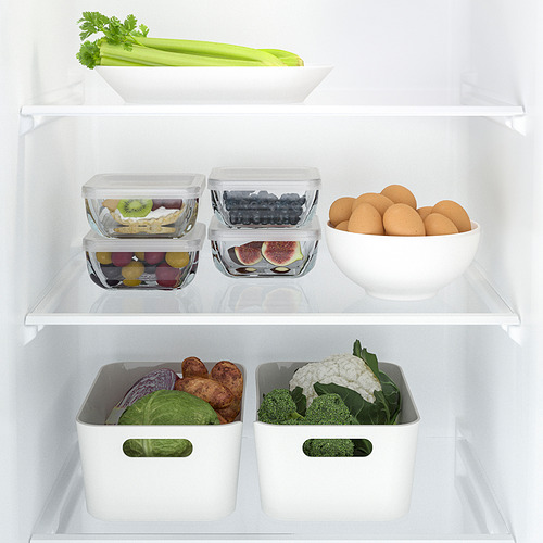 BESTÄMMA - food container with lid, glass | IKEA Taiwan Online - PE841277_S4