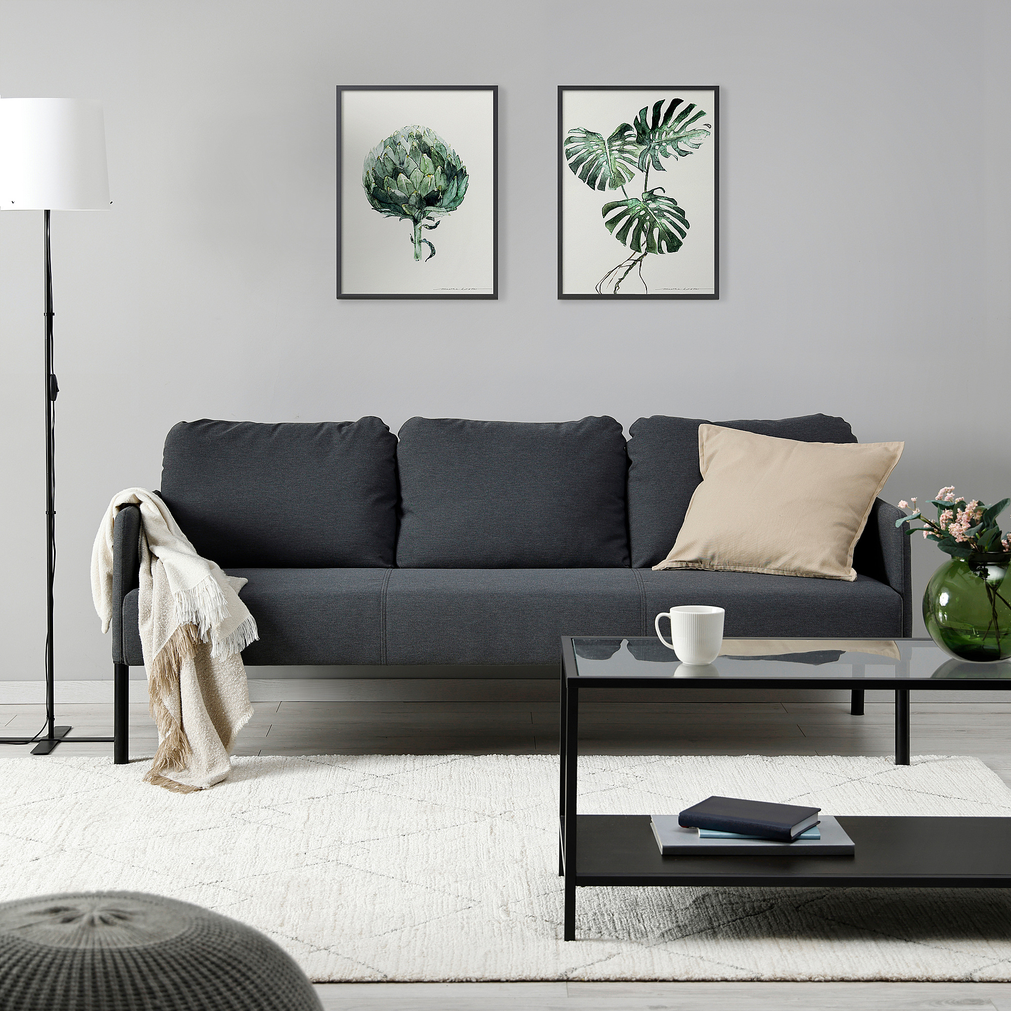 GLOSTAD 3-seat sofa