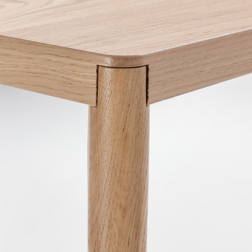 RÅVAROR - 餐桌, 實木貼皮, 橡木 | IKEA 線上購物 - PE778344_S4