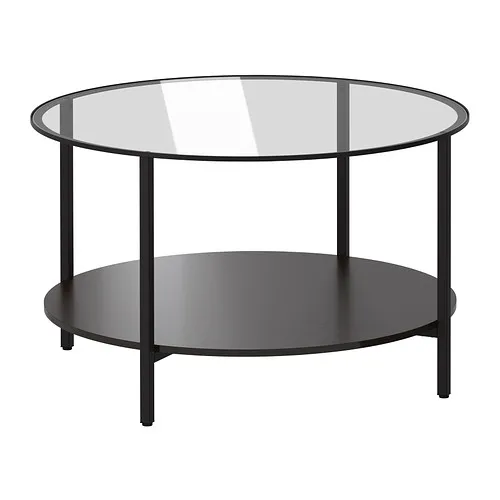 VITTSJÖ - 咖啡桌, 黑棕色/玻璃, 75 公分 | IKEA 線上購物 - PE292039_S4