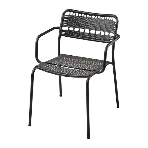 LÄCKÖ - 戶外扶手椅, 深灰色 | IKEA 線上購物 - PE838043_S4